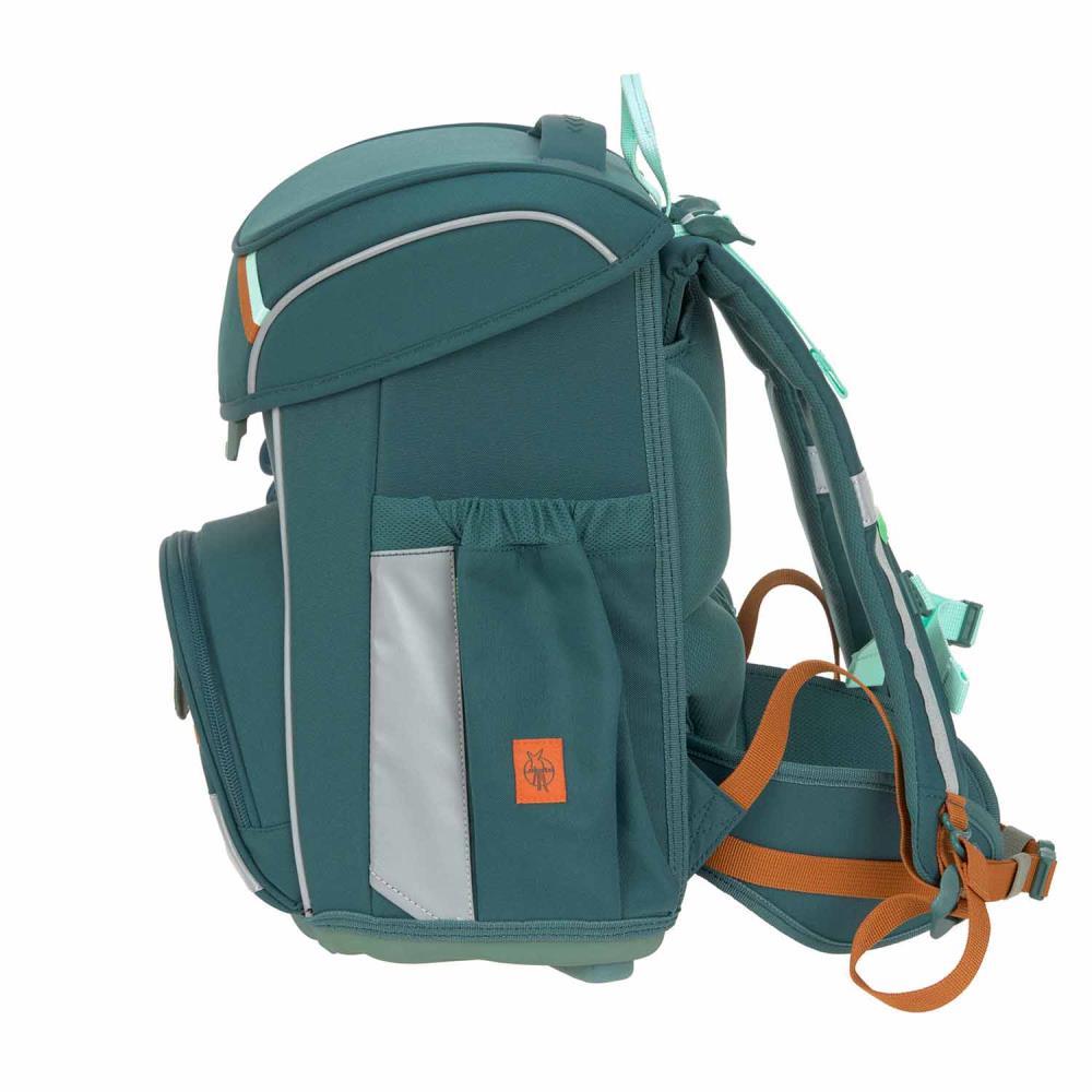 Lässig Slim Unique Dark Green Schulranzen Set 7tlg.