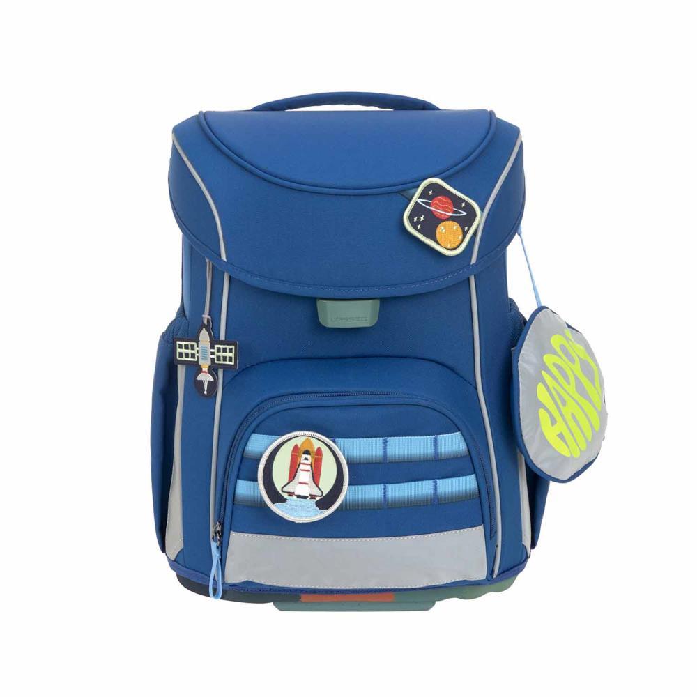 Lässig Slim Unique Dark Blue Schulranzen Set 7tlg.