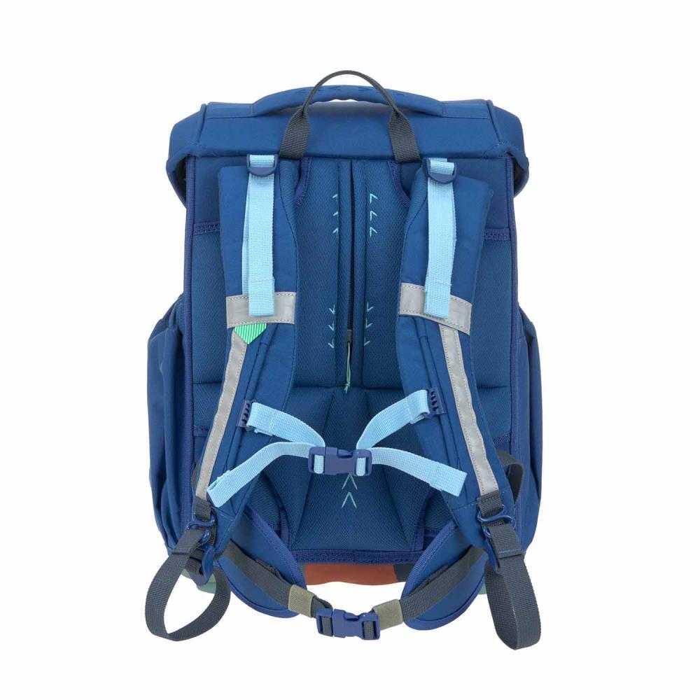 Lässig Slim Unique Dark Blue Schulranzen Set 7tlg.