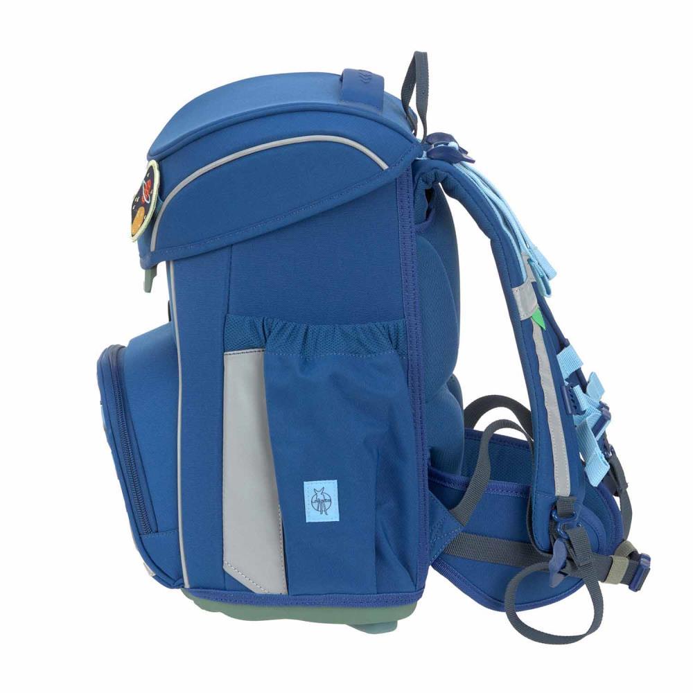 Lässig Slim Unique Dark Blue Schulranzen Set 7tlg.