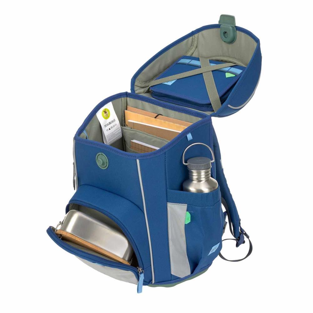 Lässig Slim Unique Dark Blue Schulranzen Set 7tlg.