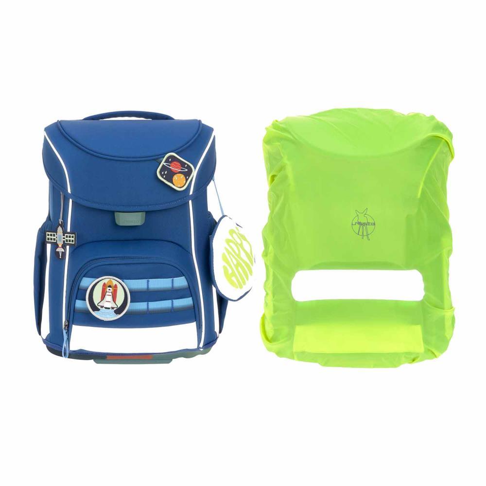 Lässig Slim Unique Dark Blue Schulranzen Set 7tlg.