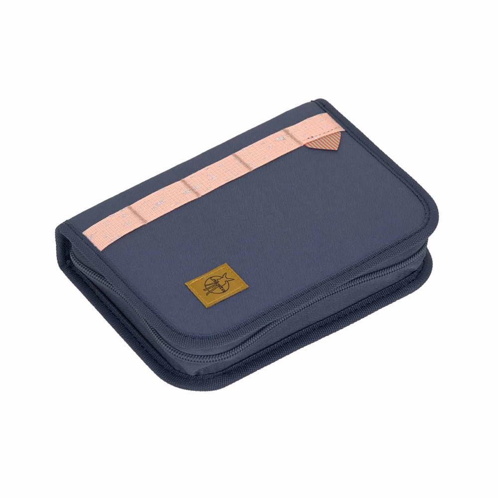 Lässig Slim Unique Navy Schulranzen Set 7tlg.