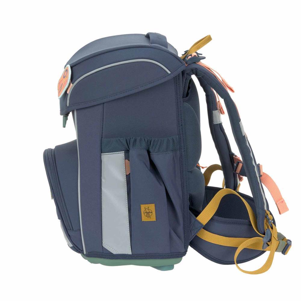 Lässig Slim Unique Navy Schulranzen Set 7tlg.