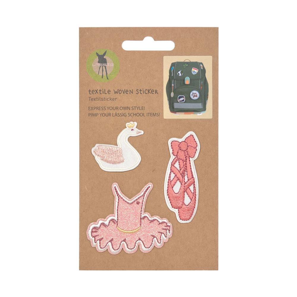 Lässig Ballet Textil Sticker 3tlg.