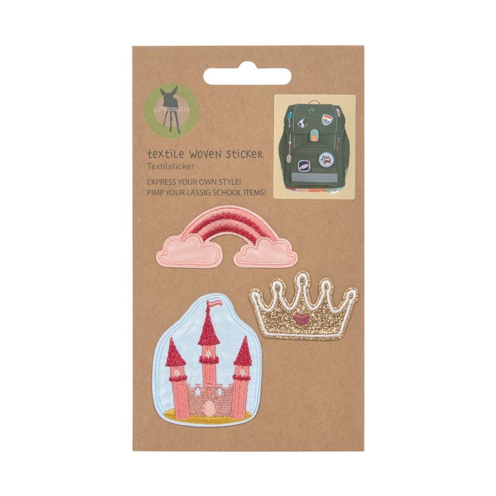 Lässig Kingdom Textil Sticker 3tlg.