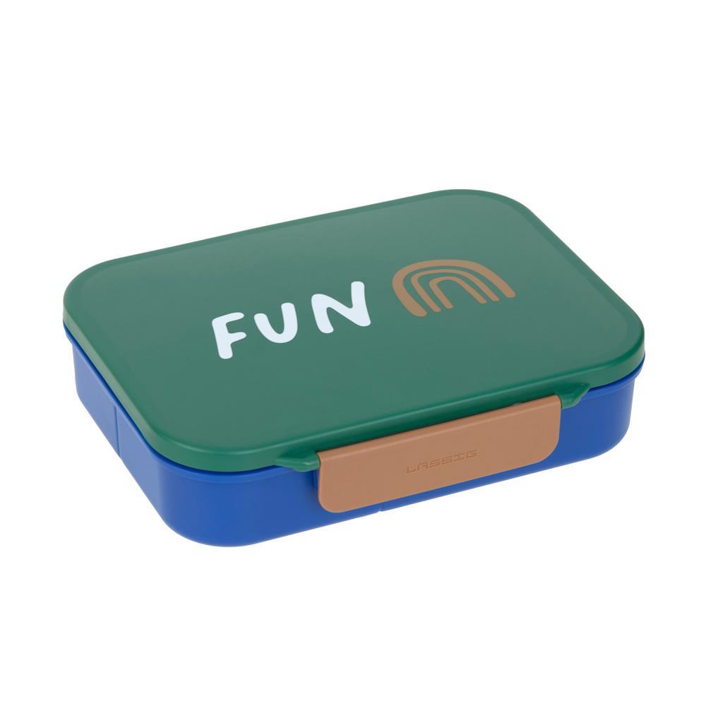 Lässig Bento Lunchbox Little Gang Rainbow Green