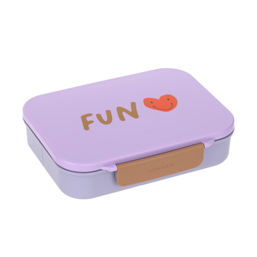 Lässig Bento Lunchbox Little Gang Heart Lilac
