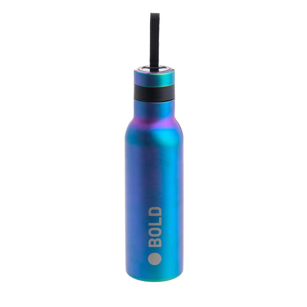 Lässig Bold Blue Purple Edelstahl Doppelwandig Trinkflasche