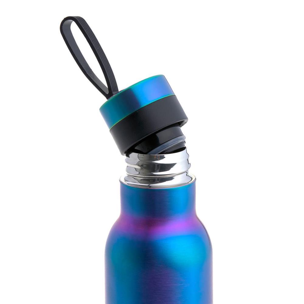 Lässig Bold Blue Purple Edelstahl Doppelwandig Trinkflasche