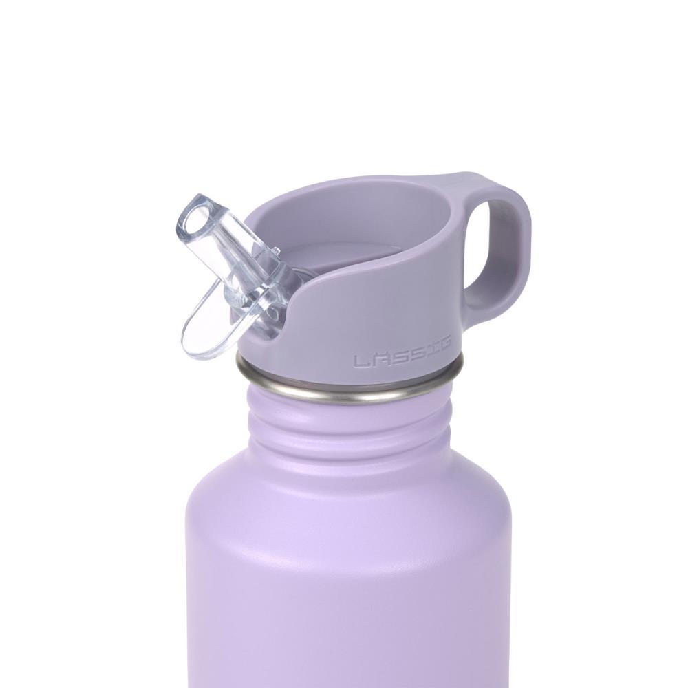 Lässig Trinkflasche 0,5 Liter Edelstahl Little Gang Heart Lilac