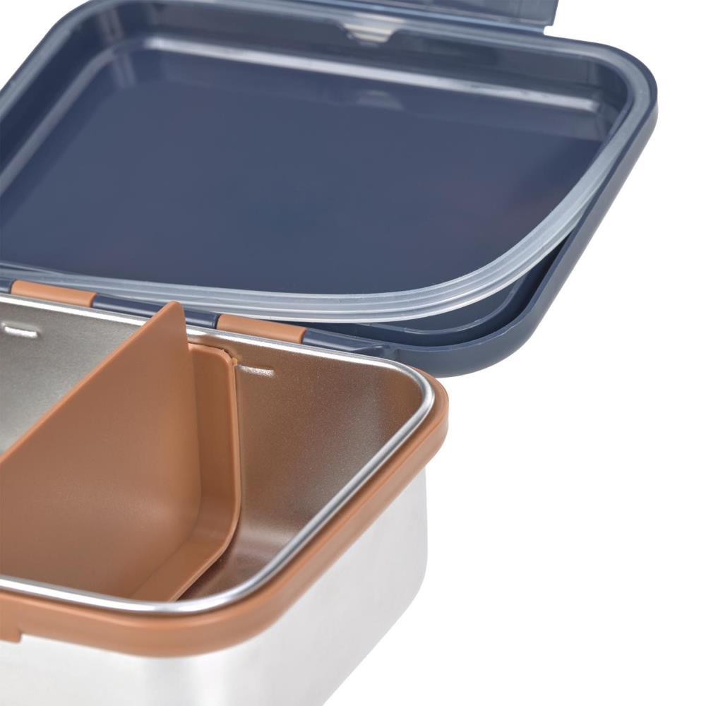 Lässig Little Gang Smile Navy Edelstahl Brotdose