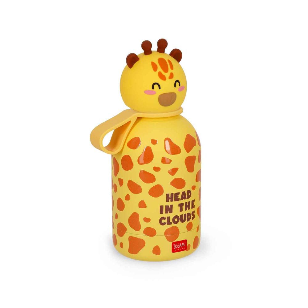 Legami Trinkflasche Giraffe Edelstahl 310 ml