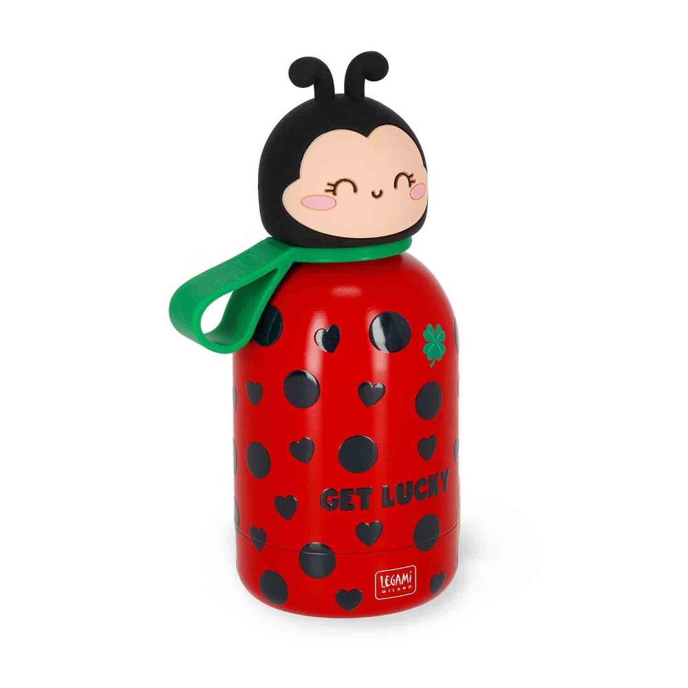 Legami Trinkflasche Ladybug Marienkäfer Edelstahl 310 ml