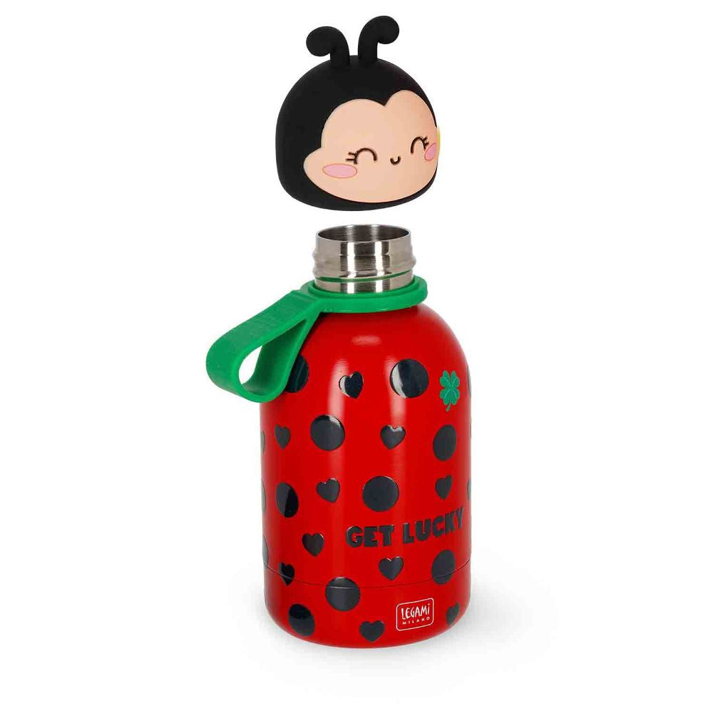 Legami Trinkflasche Ladybug Marienkäfer Edelstahl 310 ml