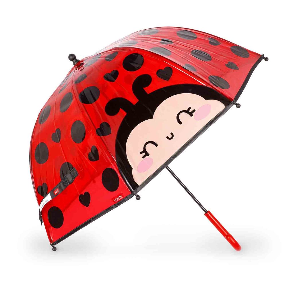 Legami Regenschirm Dancing in the rain Ladybug Marienkäfer