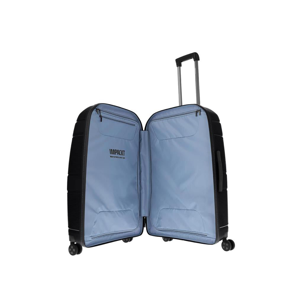 Impackt IP1 USB Port Lava Black 4-Doppelrollen Trolley S 55 cm