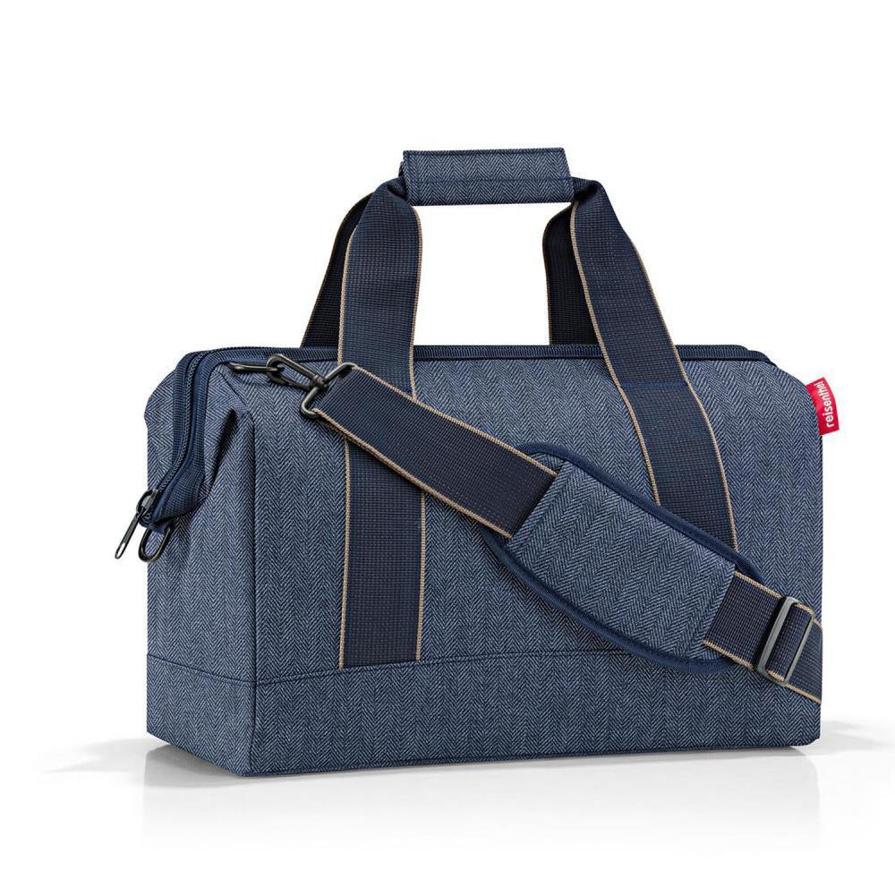 Reisenthel Allrounder M Herringbone Dark Blue Reisetasche