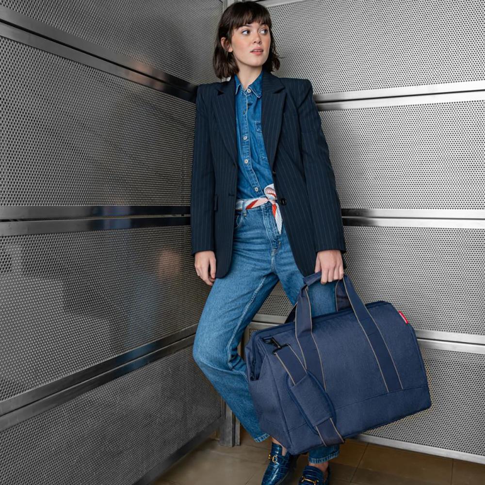 Reisenthel Allrounder L Herringbone Dark Blue Reisetasche