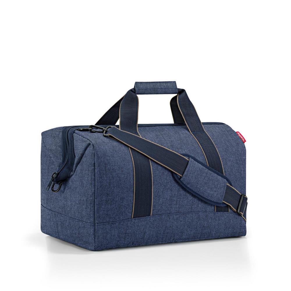 Reisenthel WH4113 TOILETBAG HERRINGBONE DARK BLUE Gym Bag Femme HERRINGBONE DARK BLUE Taille Unica Reisenthel WH4113 TOILETBAG HERRINGBONE DARK BLUE Gym Bag Femme HERRINGBONE DARK BLUE Taille Unica
