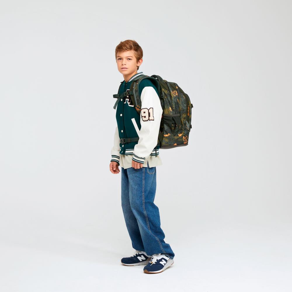 Satch Pack Jurassic Jungle Schulrucksack Set 2tlg.