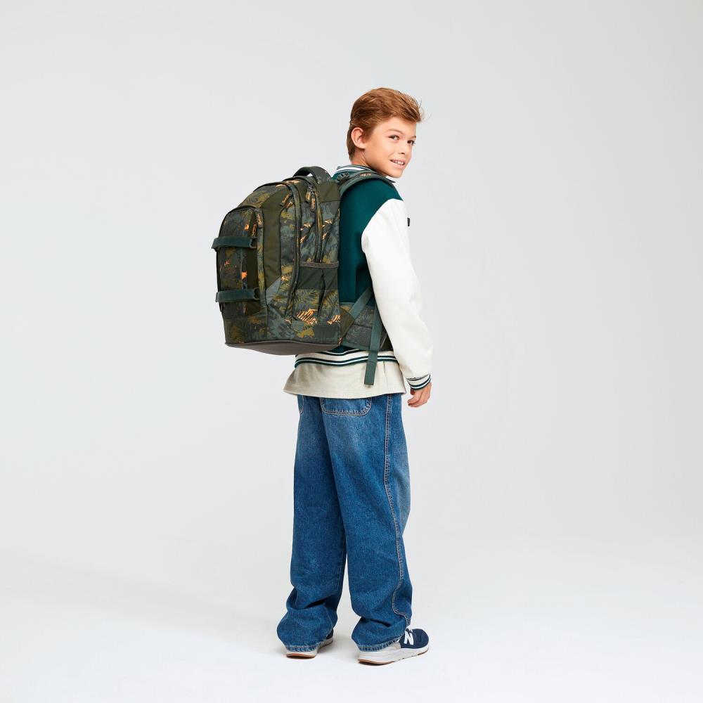 Satch Pack Jurassic Jungle Schulrucksack Set 2tlg.