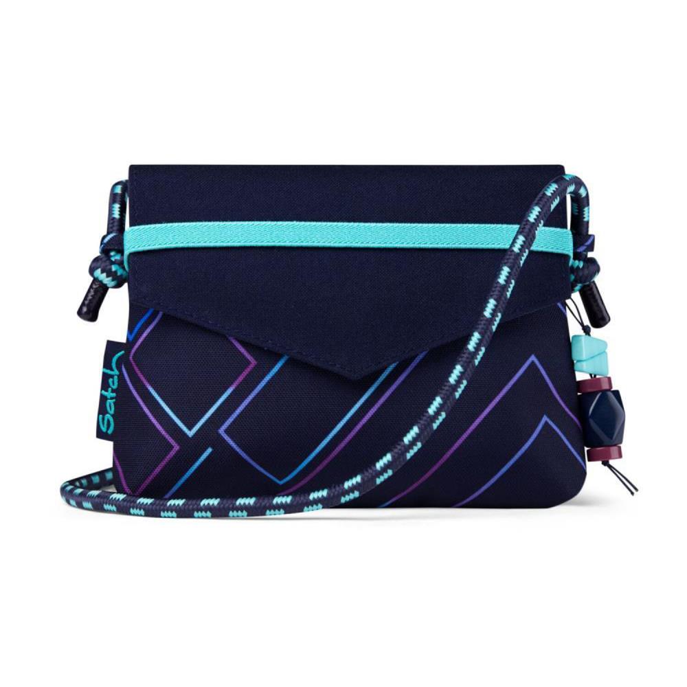 Satch Clutch Purple Laser Girlsbag