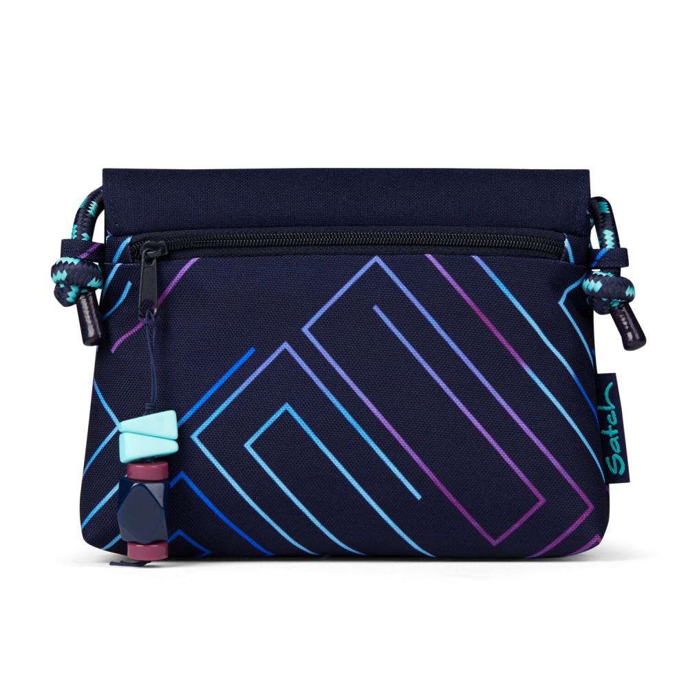 Satch Clutch Purple Laser Girlsbag