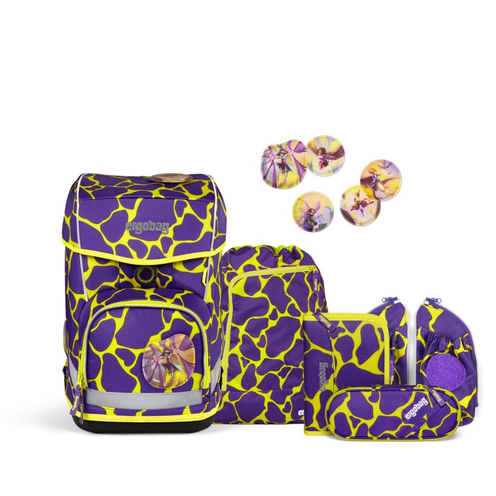 Ergobag Cubo Light SuBärkraft Lumi Edition Schulranzen Set 6tlg.