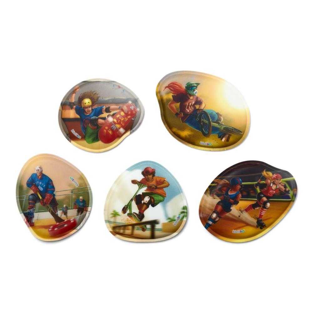 Ergobag Kontur-Klettie Set 5tlg. Skate-Roller