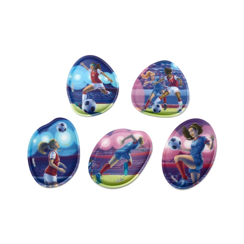 Ergobag Kontur-Klettie Set 5tlg. Fußballkönigin