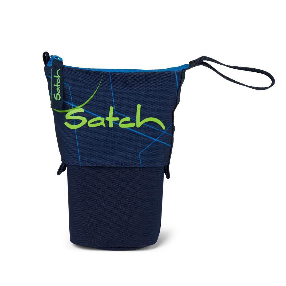 Satch Match Blue Tech Pencil Slider Light Edition Schulrucksack Set 3tlg.