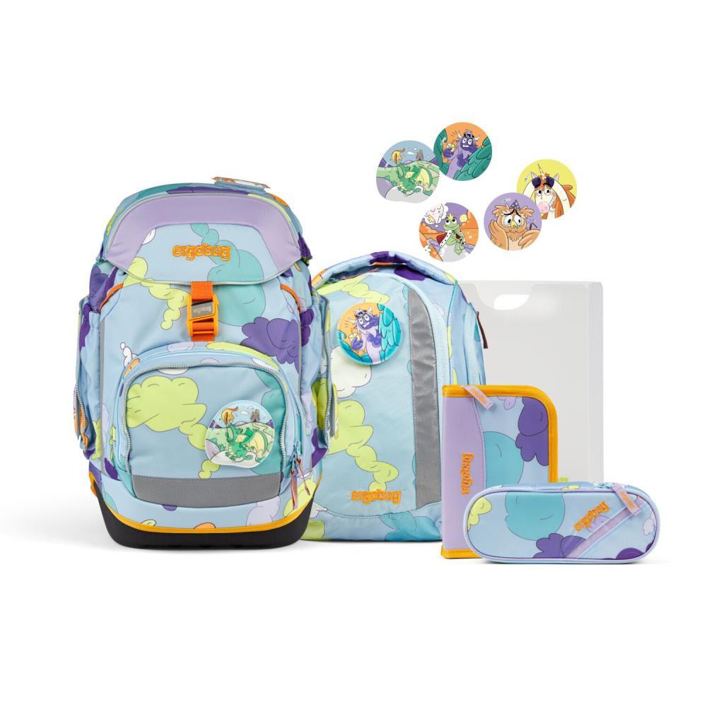 Ergobag Pack TagtraumBär Comic Adventure Edition Schulrucksack Set 6tlg.
