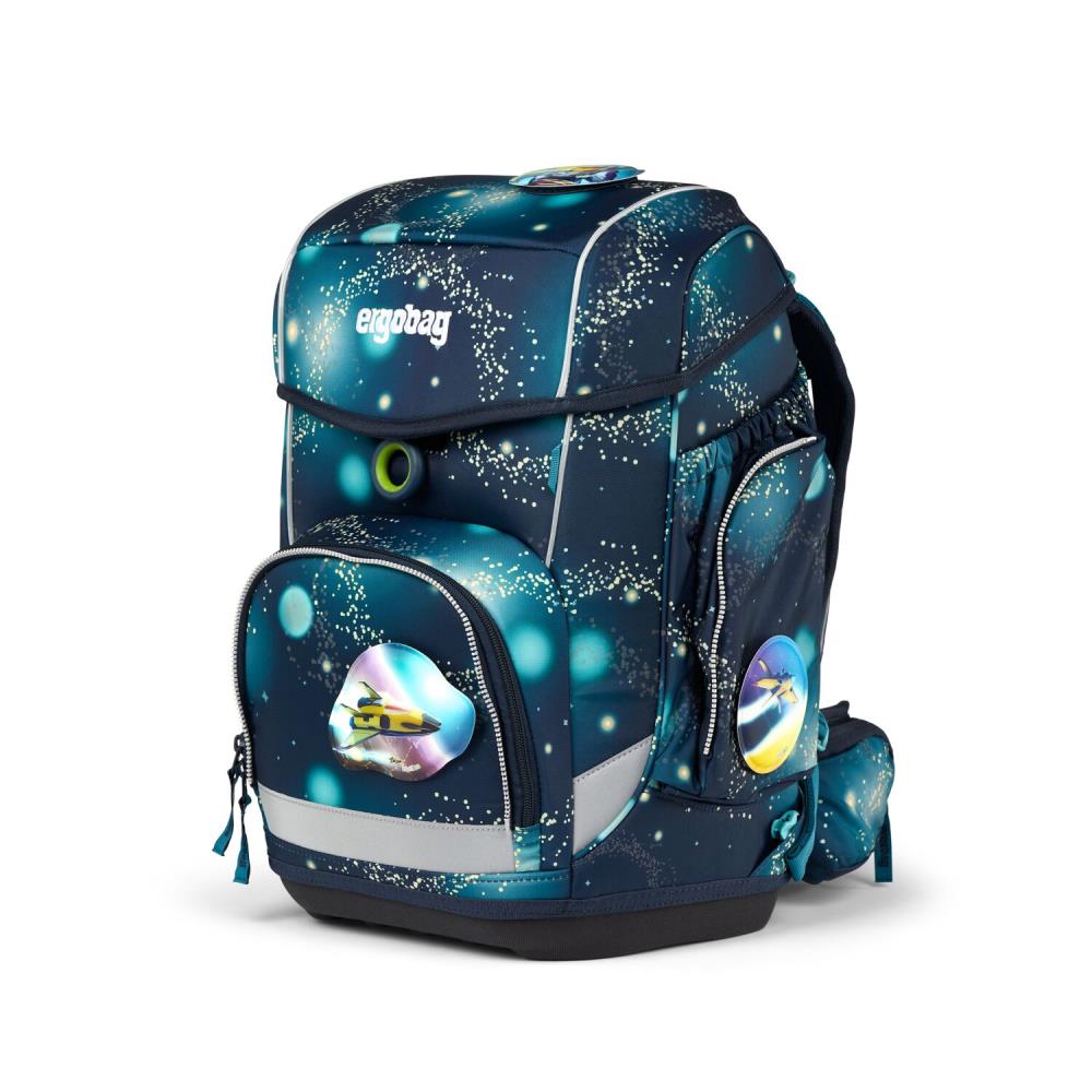 Ergobag Cubo RaumfahrBär Galaxy Glow Edition Schulranzen Set 5tlg.