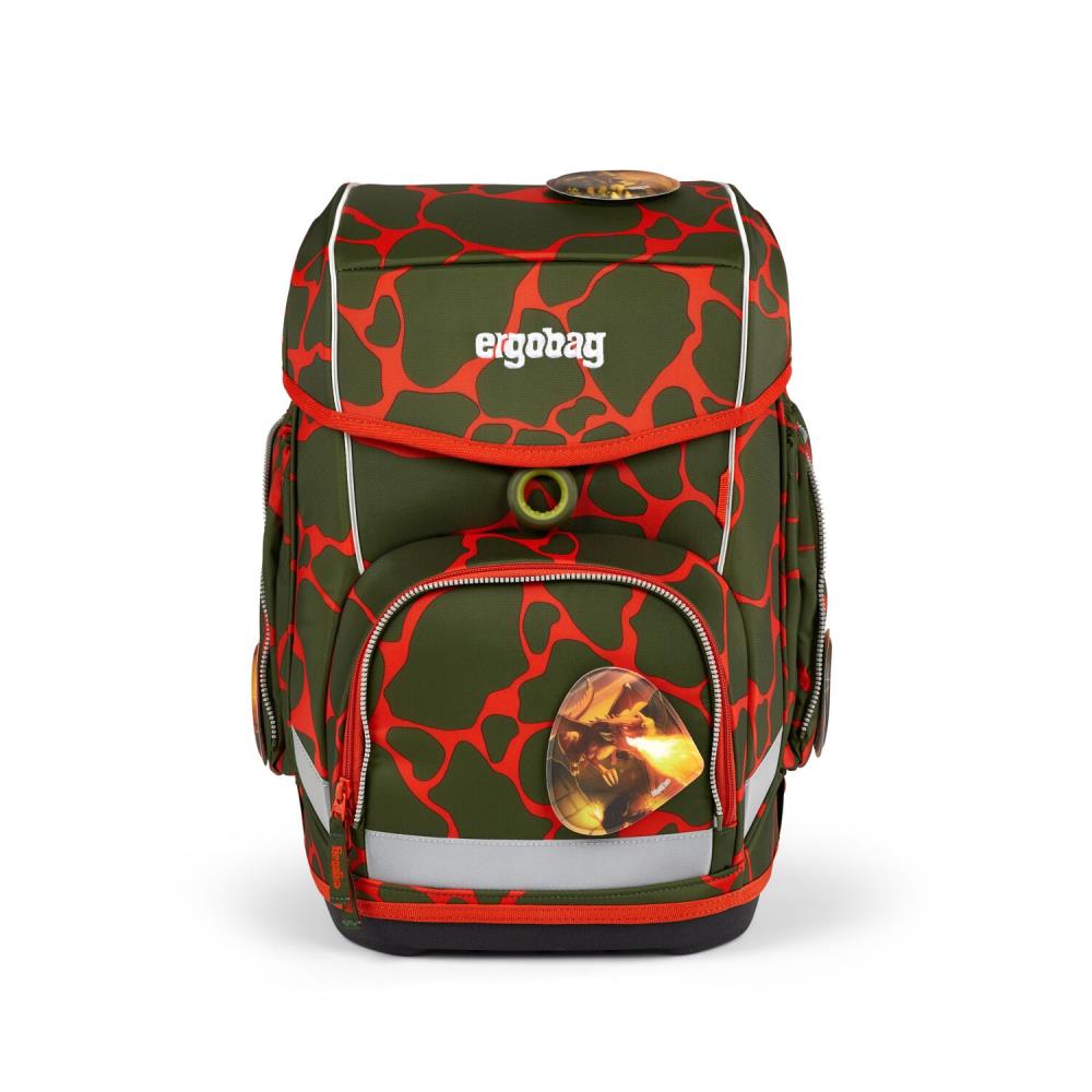 Ergobag Cubo FeuerspeiBär Lumi Edition Schulranzen Set 5tlg.