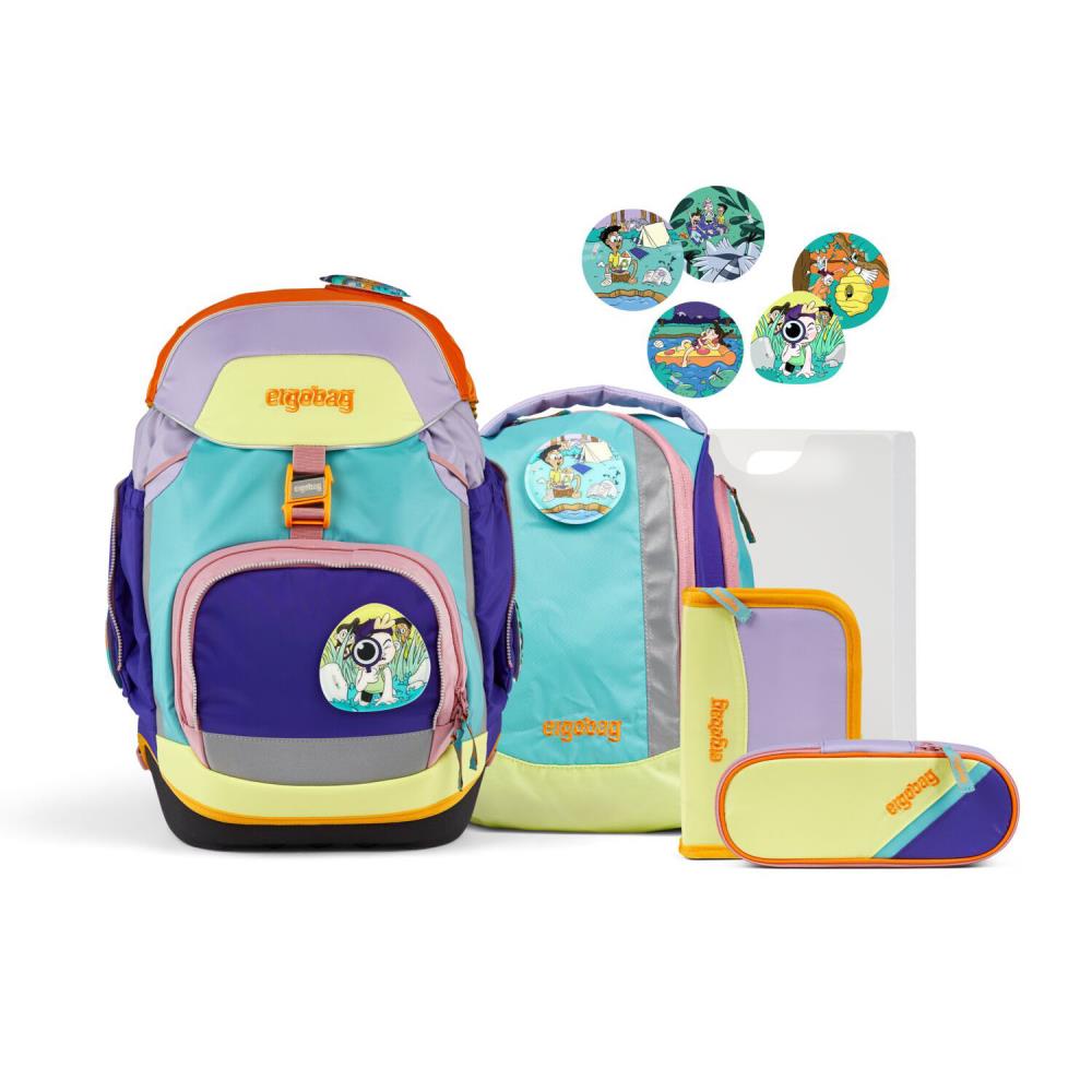 Ergobag Pack NaturBärlebnis Comic Adventure Edition Schulrucksack Set 6tlg.