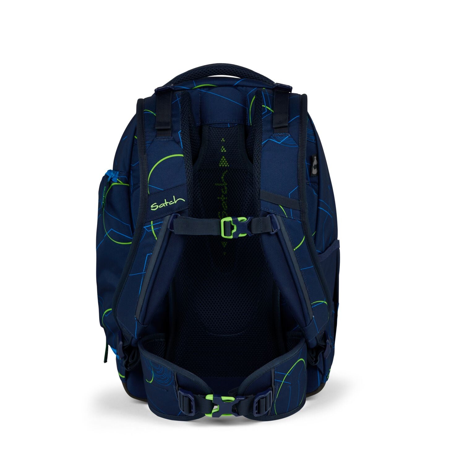 Satch Match Blue Tech Schulrucksack