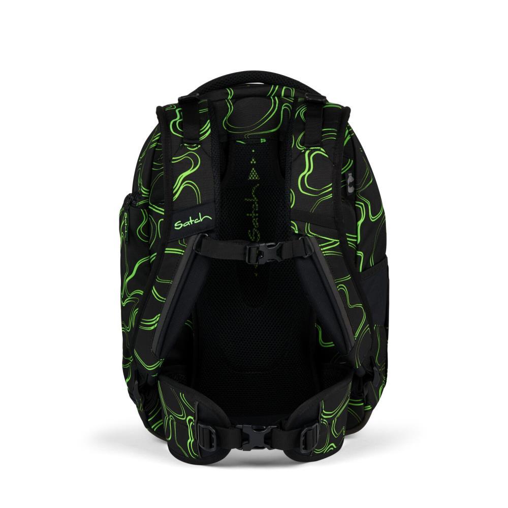 Satch Match Green Supreme Schulrucksack Set 2tlg.
