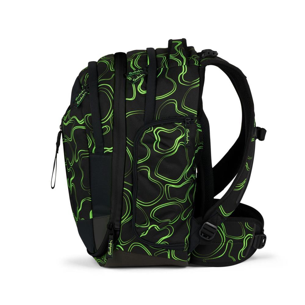Satch Match Green Supreme Schulrucksack Set 2tlg.