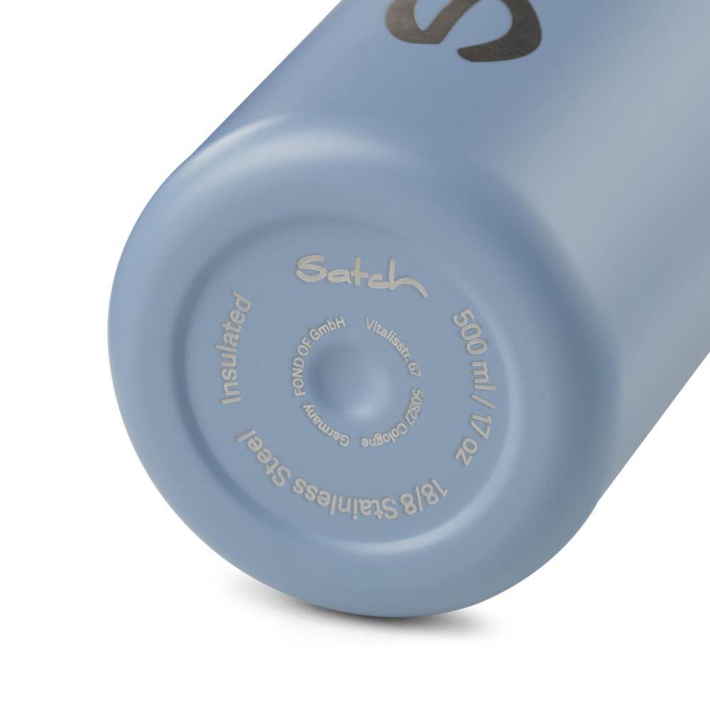 satch Trinkflasche 0,5 Liter Edelstahl Nordic Ice Blue Skandi Edition