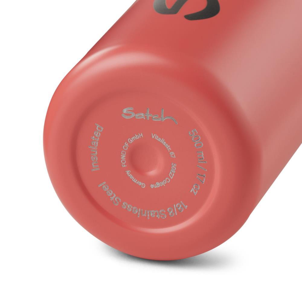 satch Trinkflasche 0,5 Liter Edelstahl Nordic Coral Skandi Edition