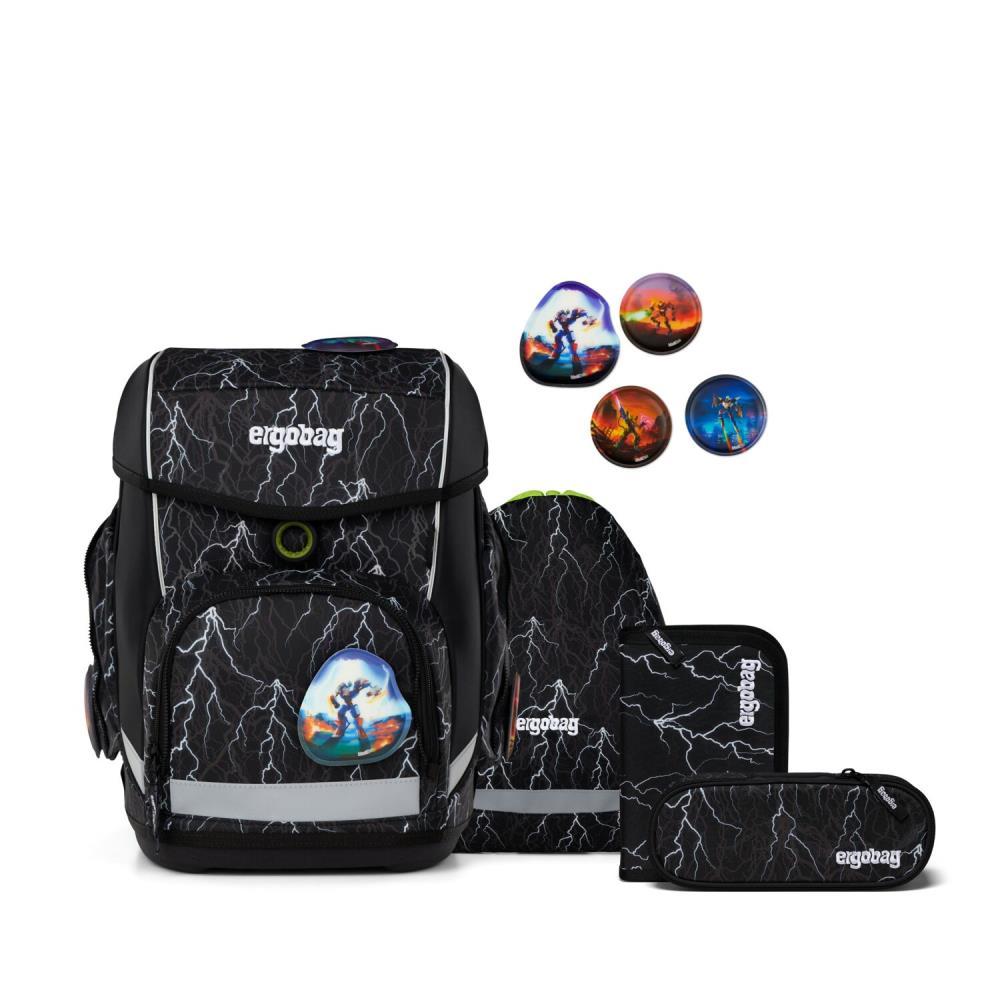 Ergobag Cubo Super ReflektBär Reflex Glow Edition Schulranzen Set 5tlg.