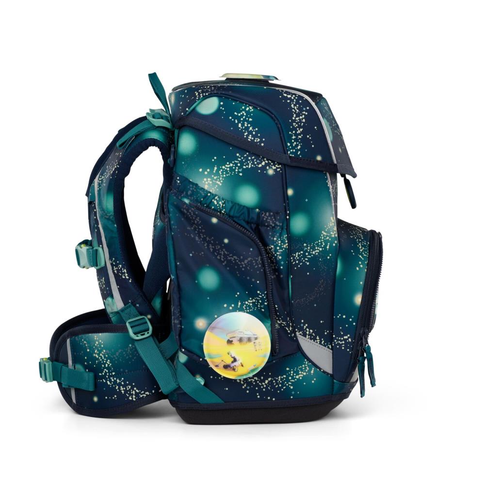 Ergobag Cubo RaumfahrBär Galaxy Glow Edition Schulranzen Set 5tlg.