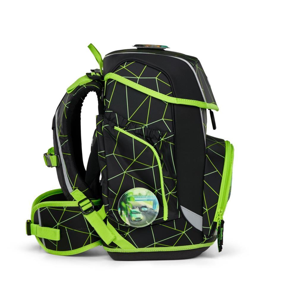 Ergobag Cubo CyBär Race Lumi Edition Schulranzen Set 5tlg.