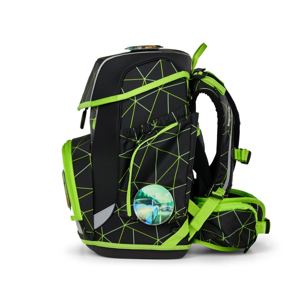 Ergobag Cubo CyBär Race Lumi Edition Schulranzen Set 5tlg.
