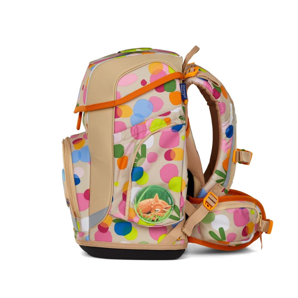 Ergobag Cubo Flower PowBär Eco Hero Edition Schulranzen Set 5tlg.