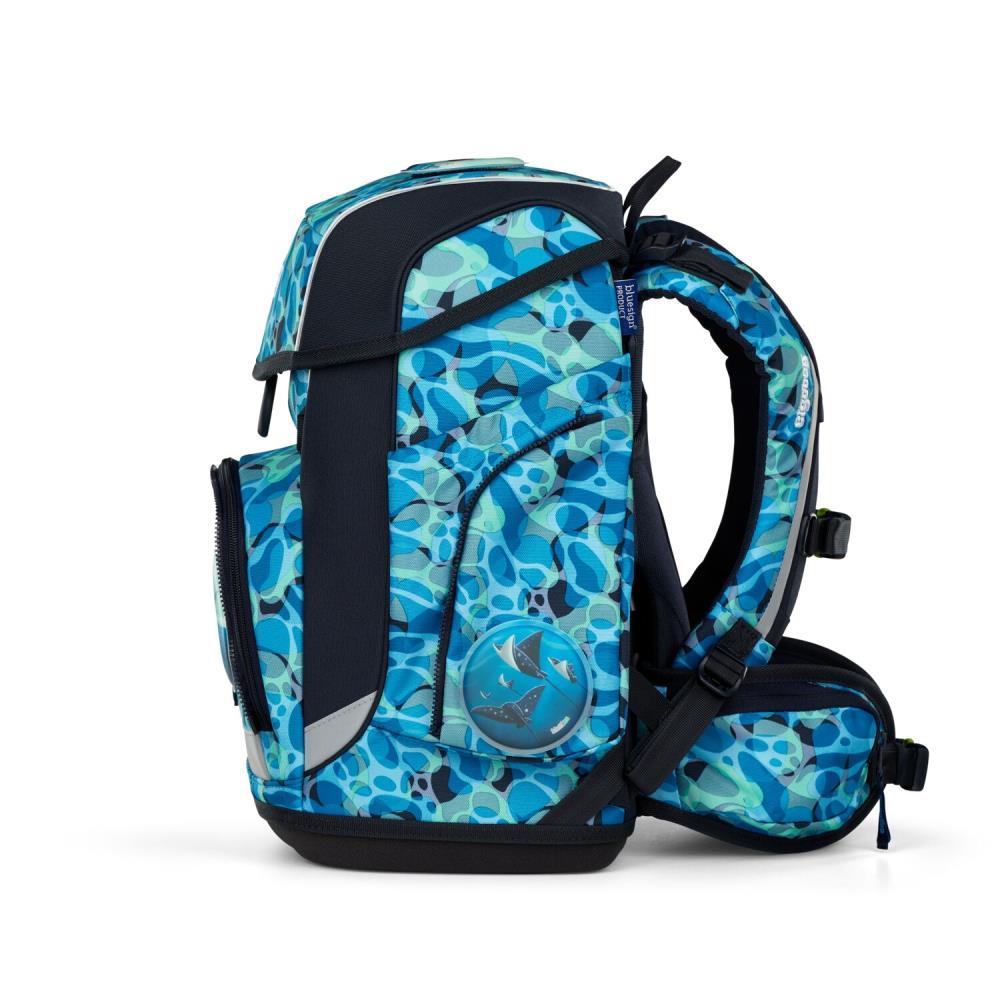 Ergobag Cubo AbtauchBär Eco Hero Edition Schulranzen Set 5tlg.