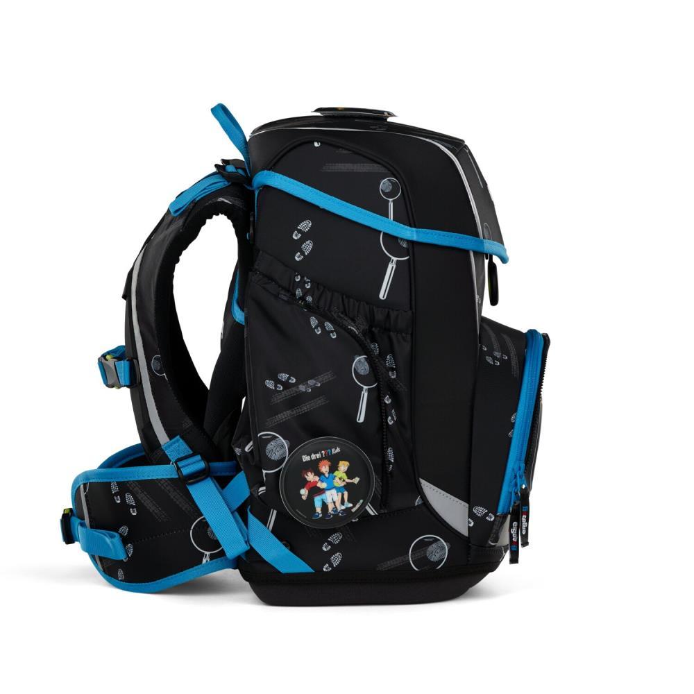 Ergobag Cubo Bärdektiv Special Edition Die drei ??? Kids Schulranzen Set 5tlg.