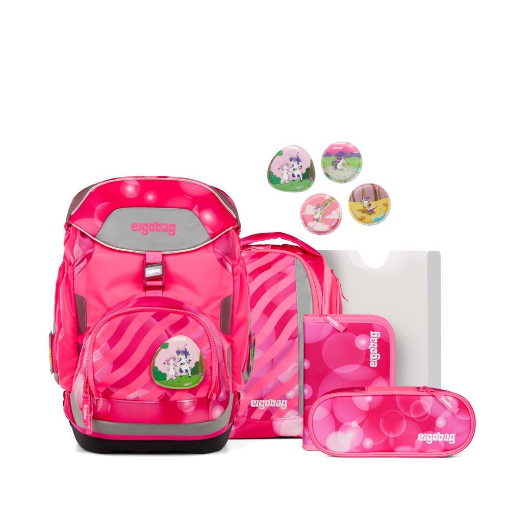 fahrradtasche einhorn Ergobag Pack KuntBärbuntes Einhorn Neo Edition Schulrucksack Set 6tlg