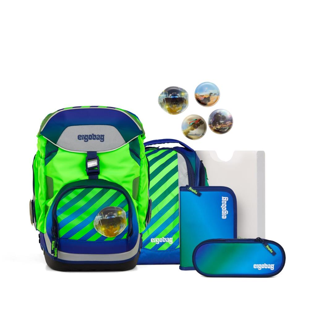 Ergobag Pack TruckBär Neo Edition Schulrucksack Set 6tlg.